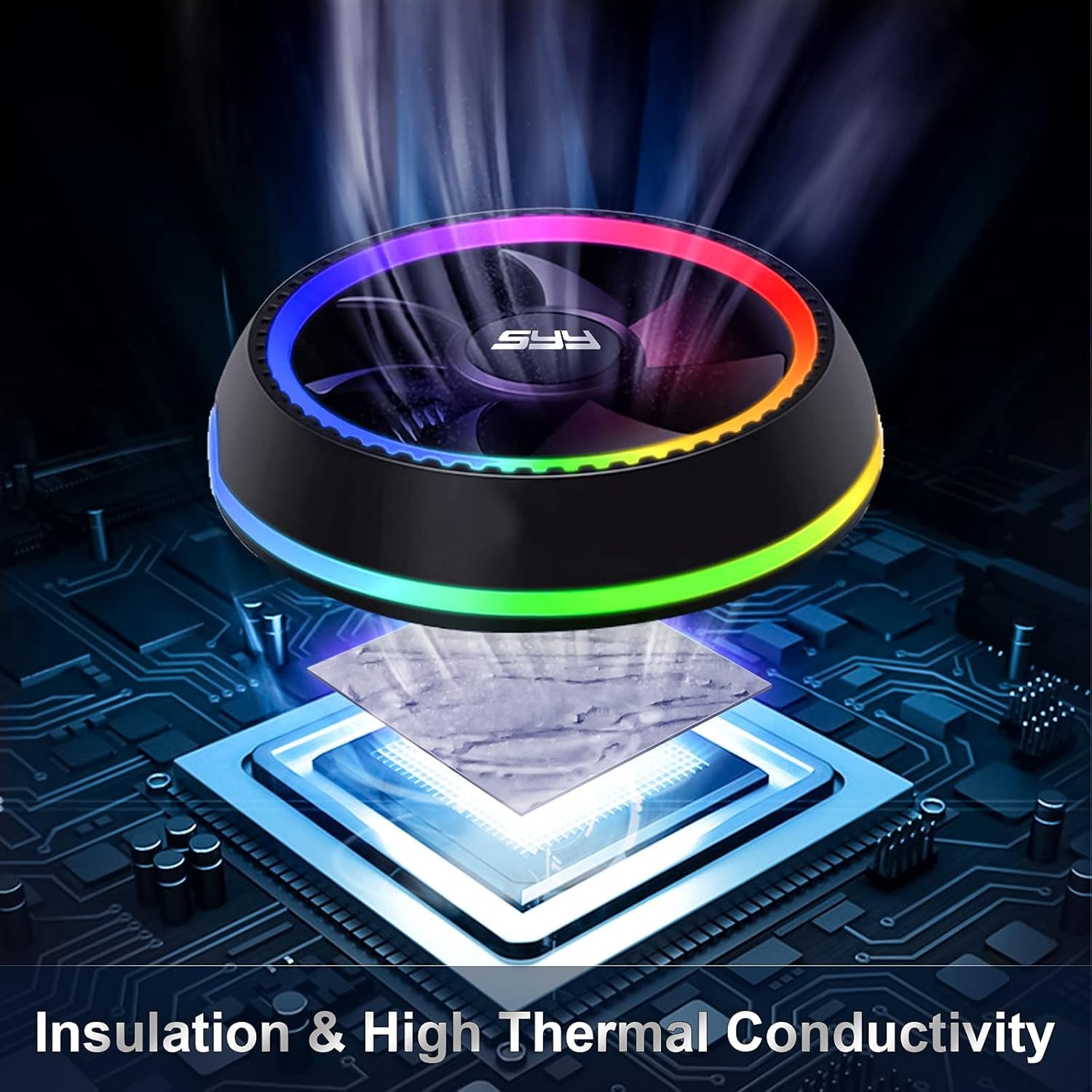 Thermal Paste,  2 Grams CPU Paste Thermal Compound Paste Heatsink for Ic/Processor/Cpu/All Coolers, 15.7W/M.K Carbon Based High Performance, Thermal Interface Material, CPU Thermal Paste